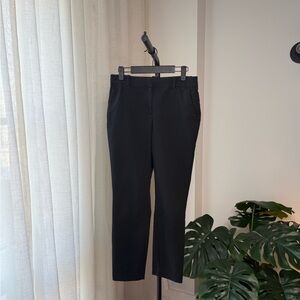H&M Straight Leg Ankle Navy Trouser - Size 8